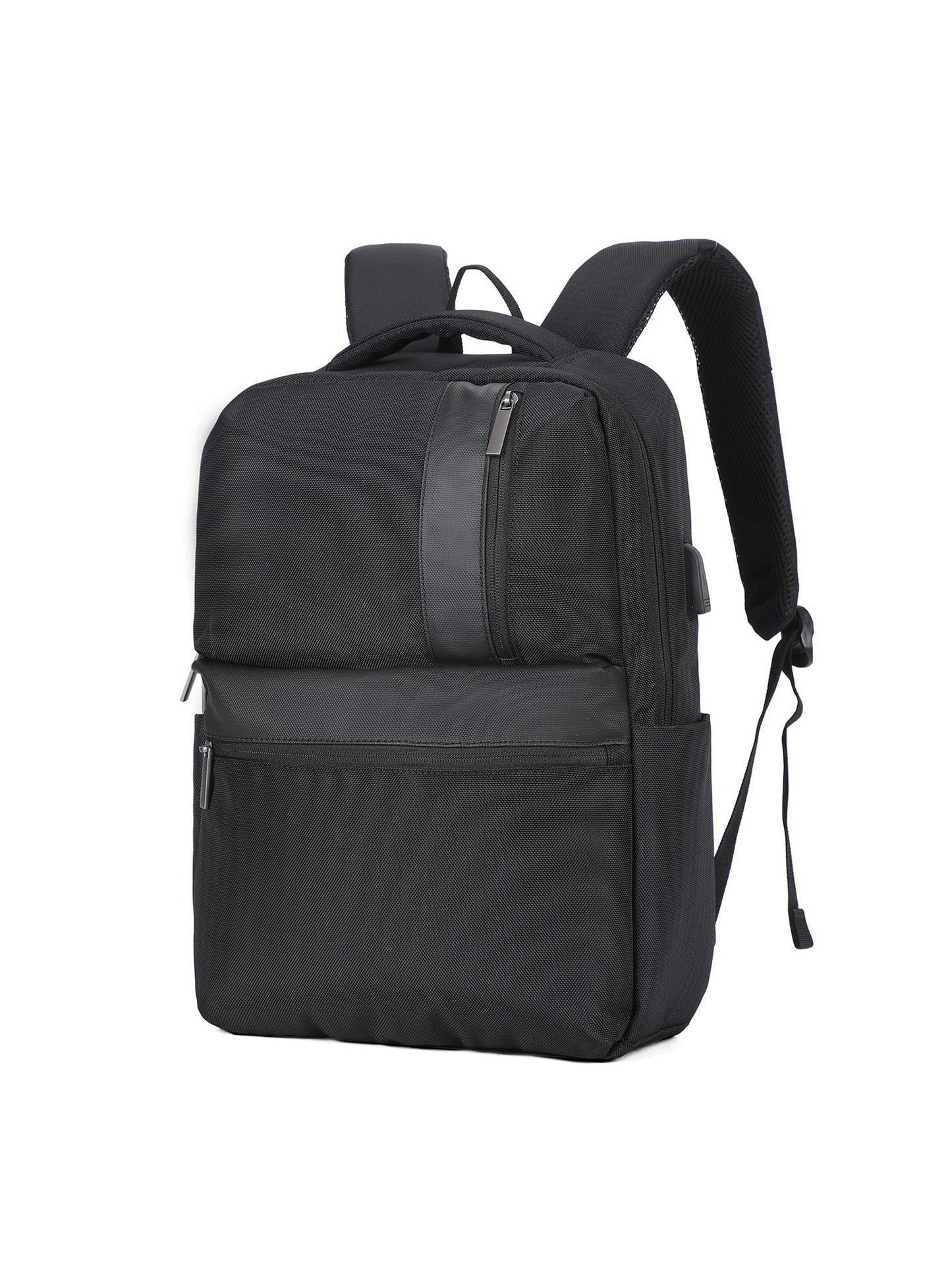 Sleek Black Laptop Backpack – Travel, Work & School Bag