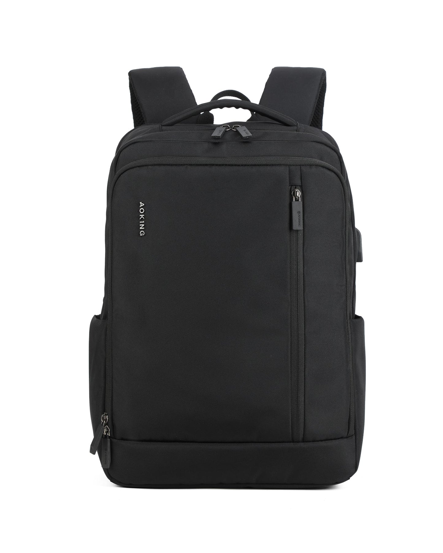 Professional Black Laptop Backpack – Travel, Work & School Bag