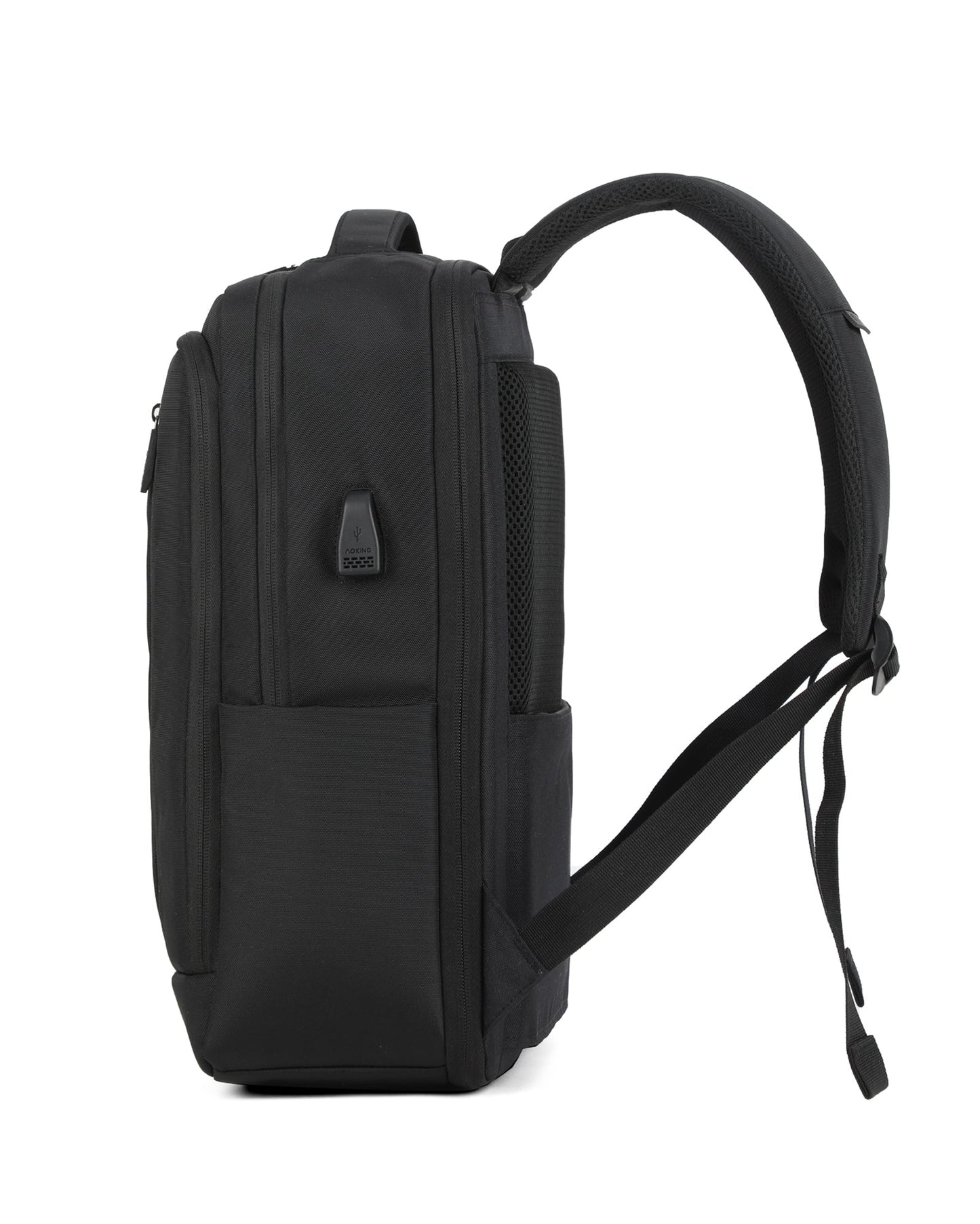Professional Black Laptop Backpack – Travel, Work & School Bag