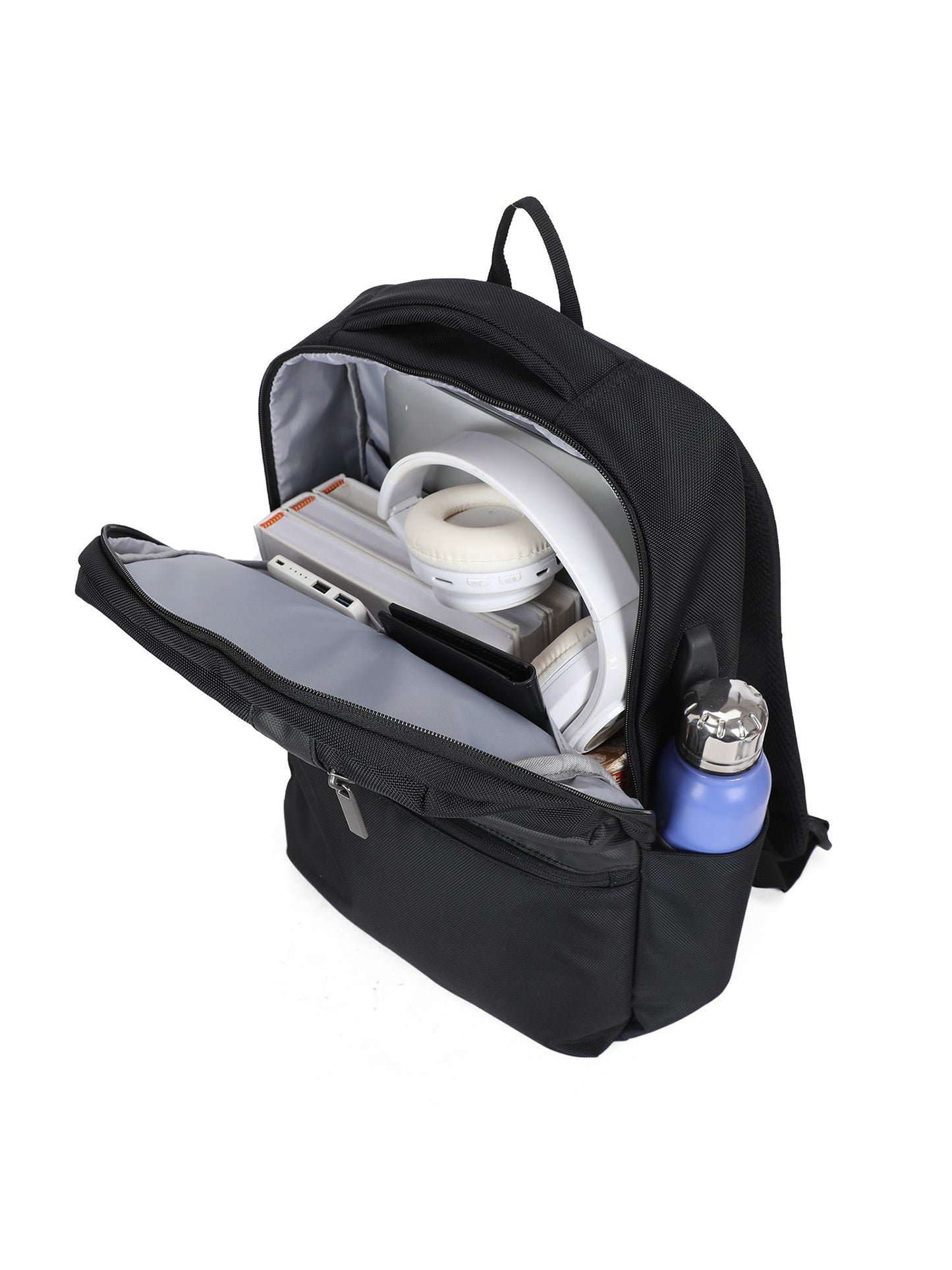 Sleek Black Laptop Backpack – Travel, Work & School Bag