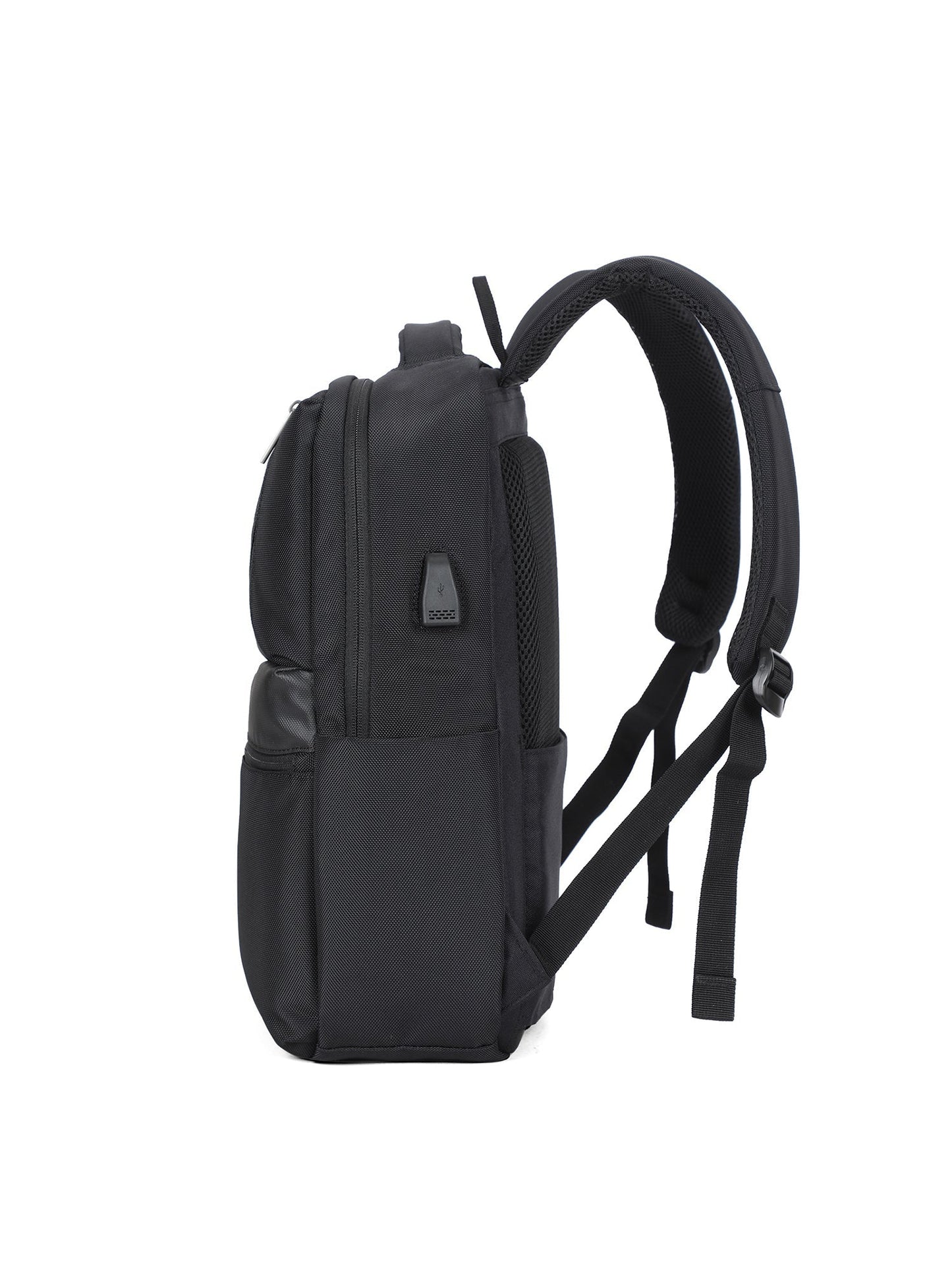 Sleek Black Laptop Backpack – Travel, Work & School Bag